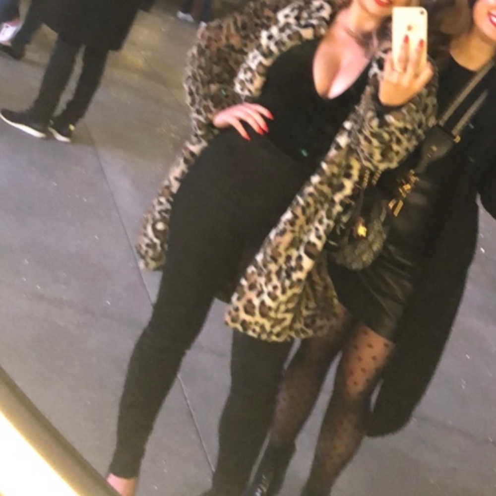 Leopard coat